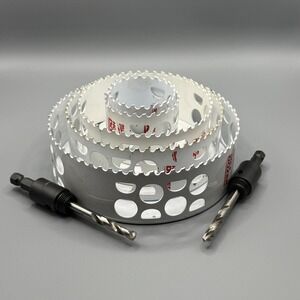 Milwaukee Hole Dozer Bundle6",5",4  1/2",2 3/8",2 1/8" W/2 Arbors